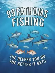 99 fathoms fishing logo